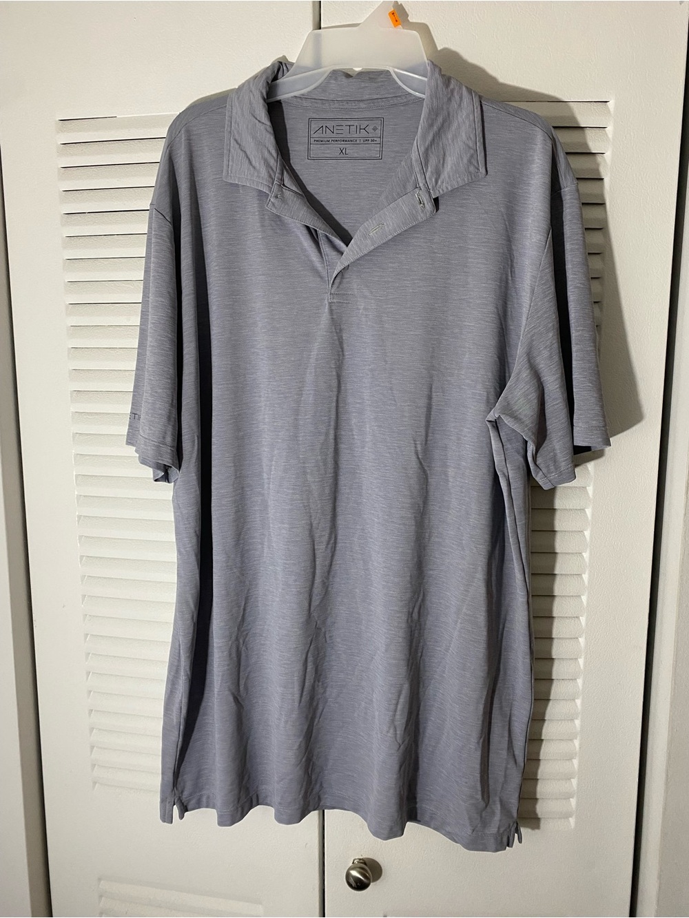 ANETIK Men’s Gray Polo Shirt - XL